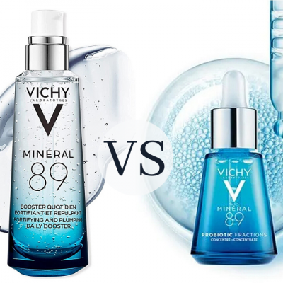 Vichy Mineral 89 Booster VS Probiotic Fractions Concentrate VS Prebiotic Concentrate: Review, Which one is better? How to use it?