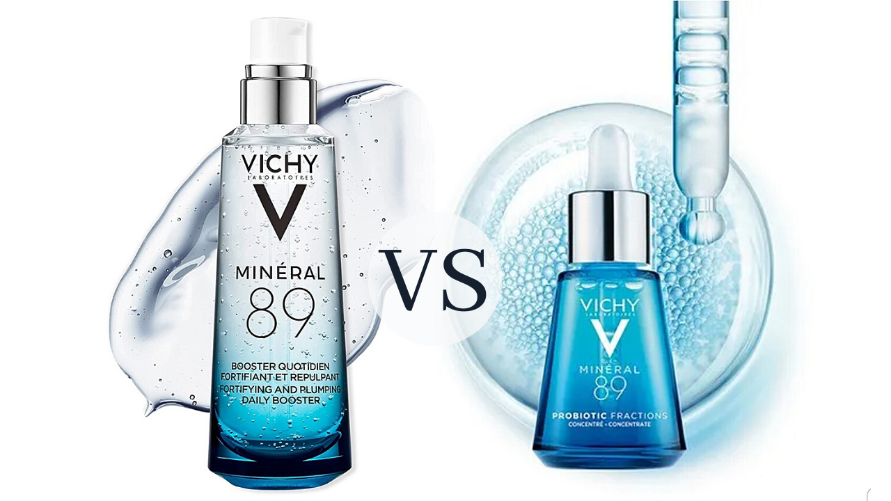 Vichy Mineral 89 Booster VS Probiotic Fractions Concentrate VS Prebiotic Concentrate: Review, Which one is better? How to use it?