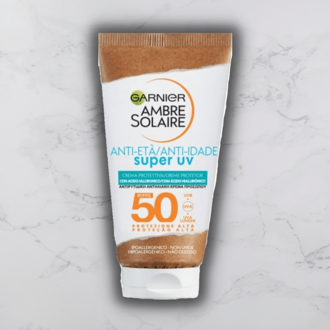 SPECIALIST testing GARNIER AMBRE SOLAIRE ANTI AGE SUPER UV SPF 50 SUNSCREEN: Review